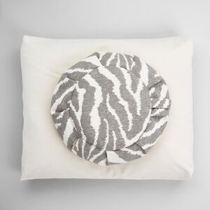 MEDITATION CUSHION SET-ZAFU & ZABUTON MADE BY SATYA-CREAM/GREY